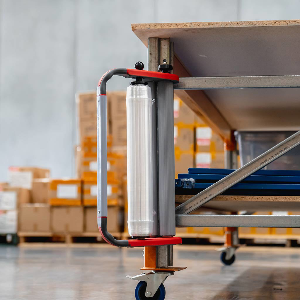 Elite Glide Omni Hand Stretch Wrap Dispenser (500mm wide) - Omni Packaging 