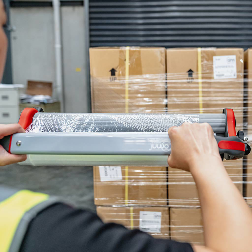 Elite Glide Omni Hand Stretch Wrap Dispenser (500mm wide) - Omni Packaging 