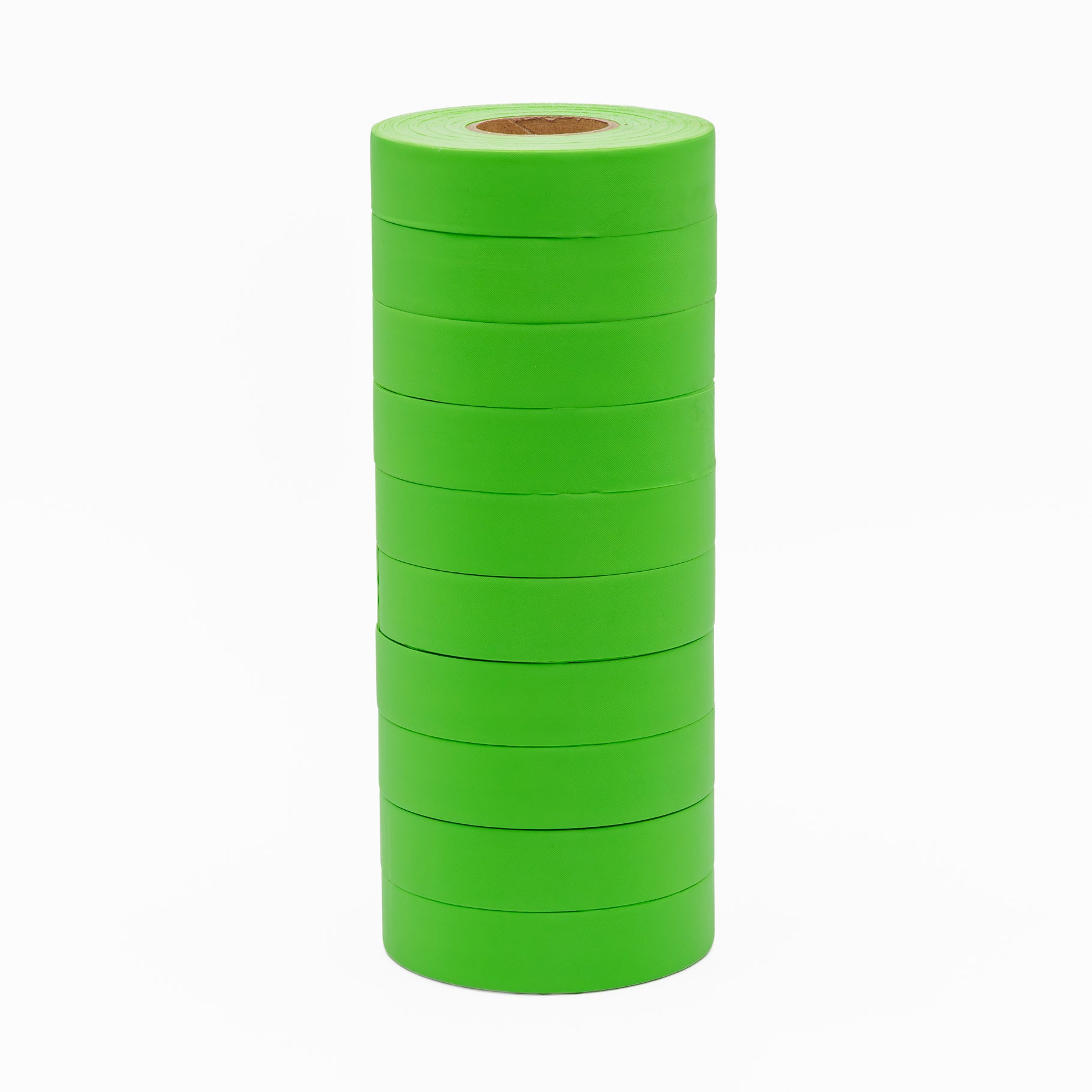 Flagging Tape 25mm x 75m Fluro Green - Omni Packaging 
