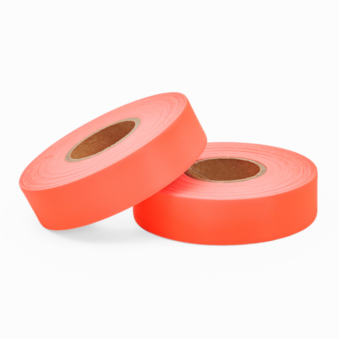 Flagging Tape 25mm x 75m Fluro Orange - Omni Packaging 