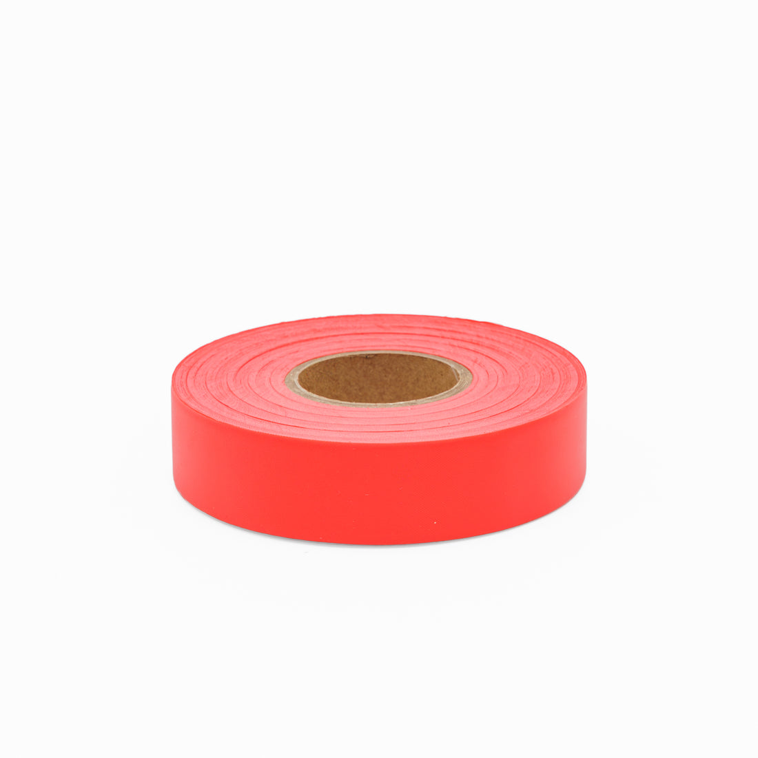 Flagging Tape 25mm x 75m Fluro Red - Omni Packaging 