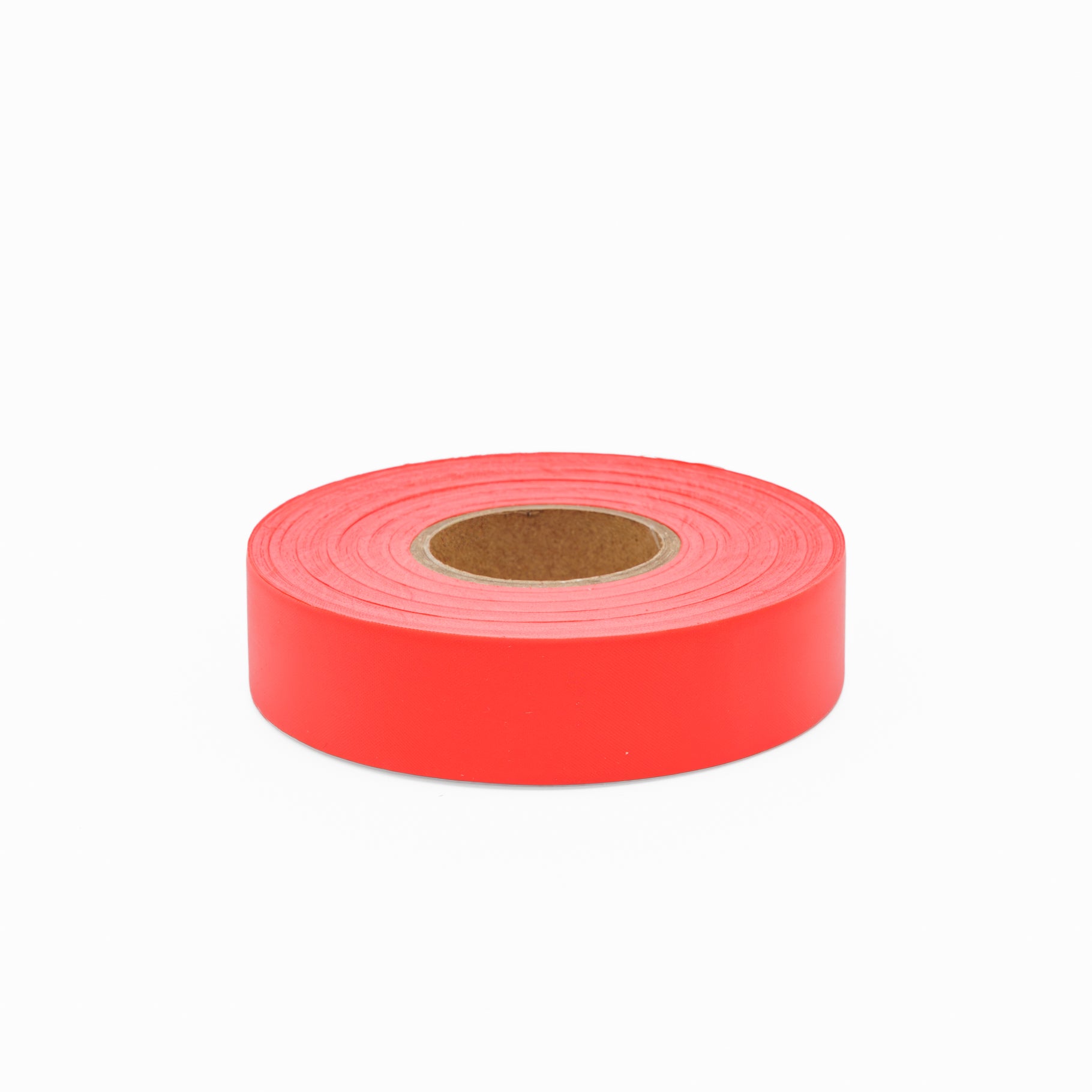 Flagging Tape 25mm x 75m Fluro Red - Omni Packaging 