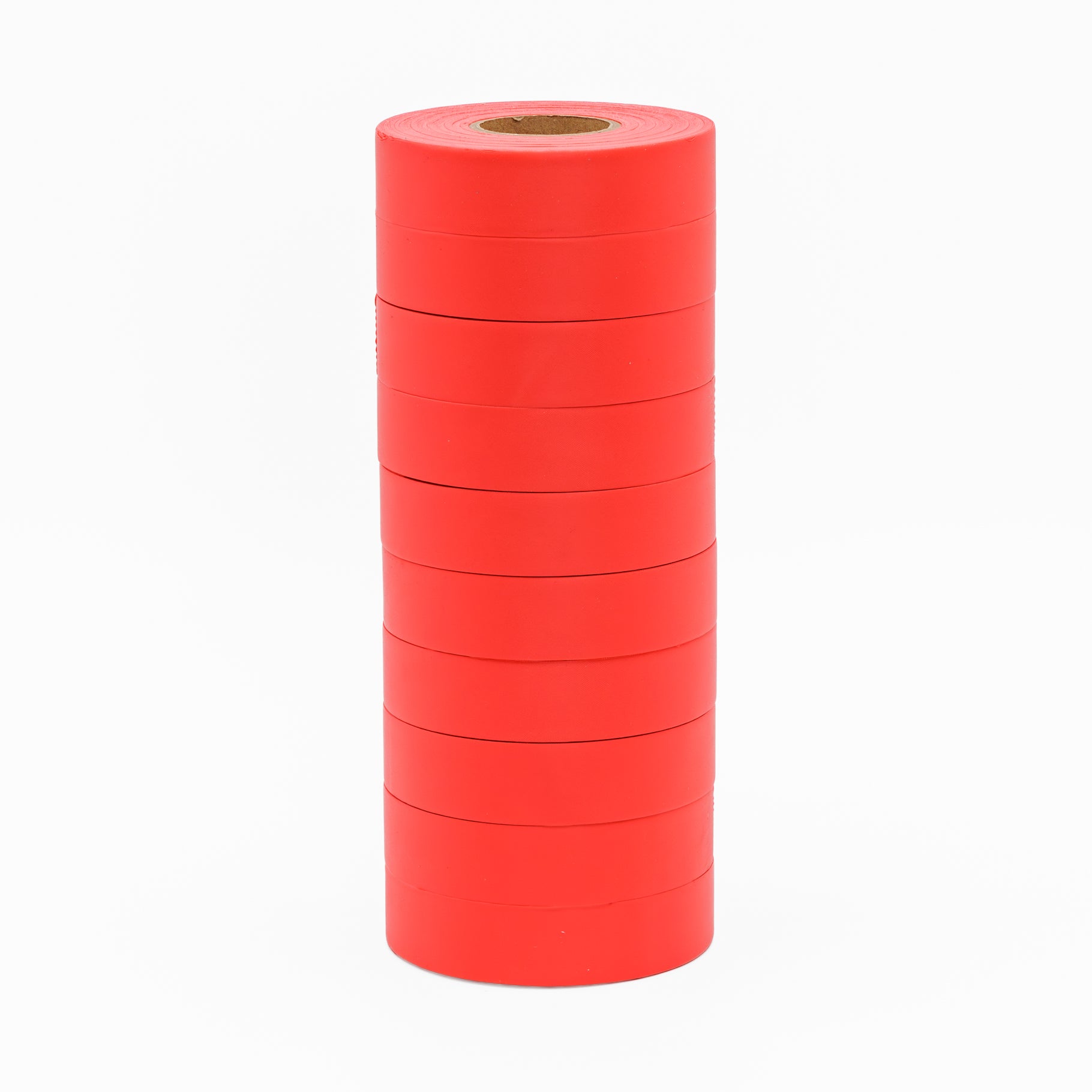 Flagging Tape 25mm x 75m Fluro Red - Omni Packaging 