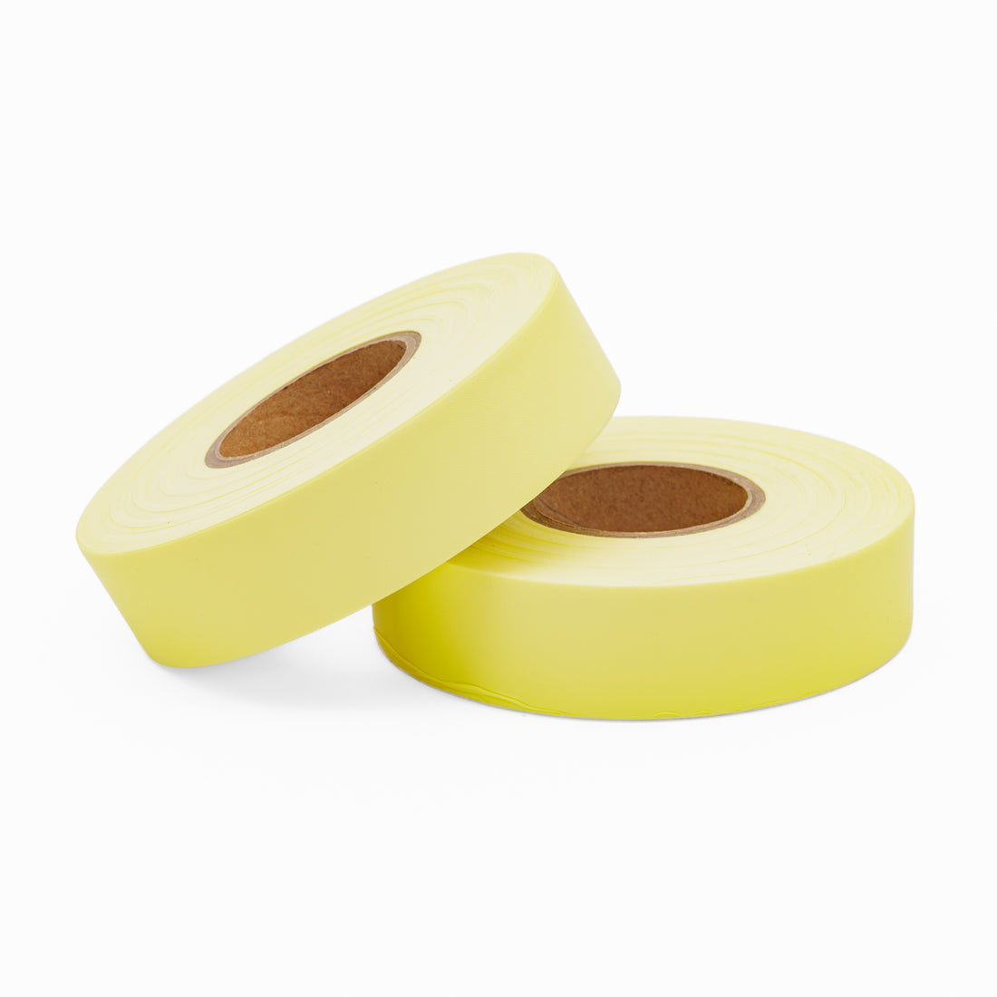 Flagging Tape 25mm x 75m Fluro Yellow - Omni Packaging 