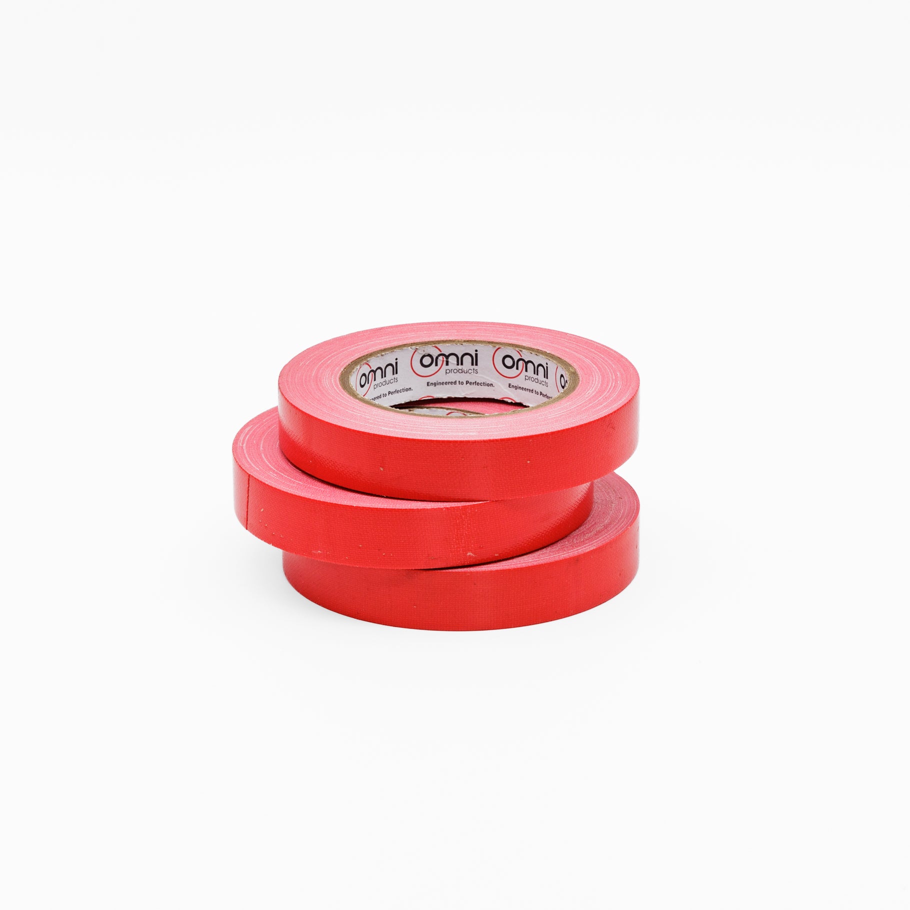 Red Cloth Tape Omni 140 24mm x 25m - Omni Packaging 