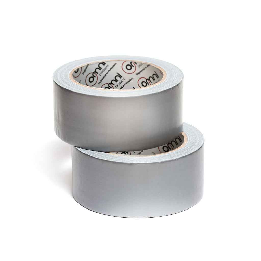 Silver Cloth Tape Omni 140 72mm x 25m - Omni Packaging 
