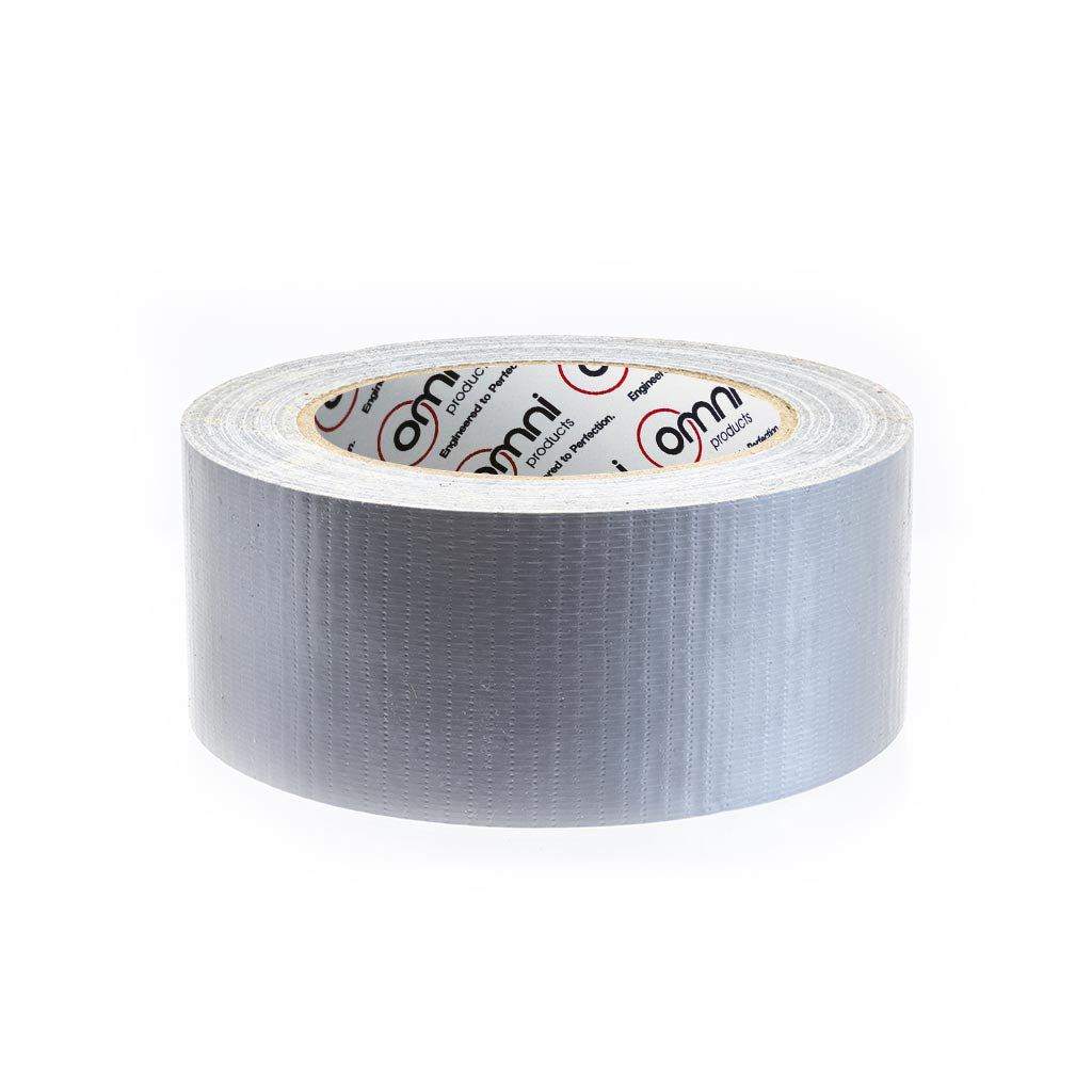 Silver Cloth Tape Omni 140 96mm x 25m - Omni Packaging 