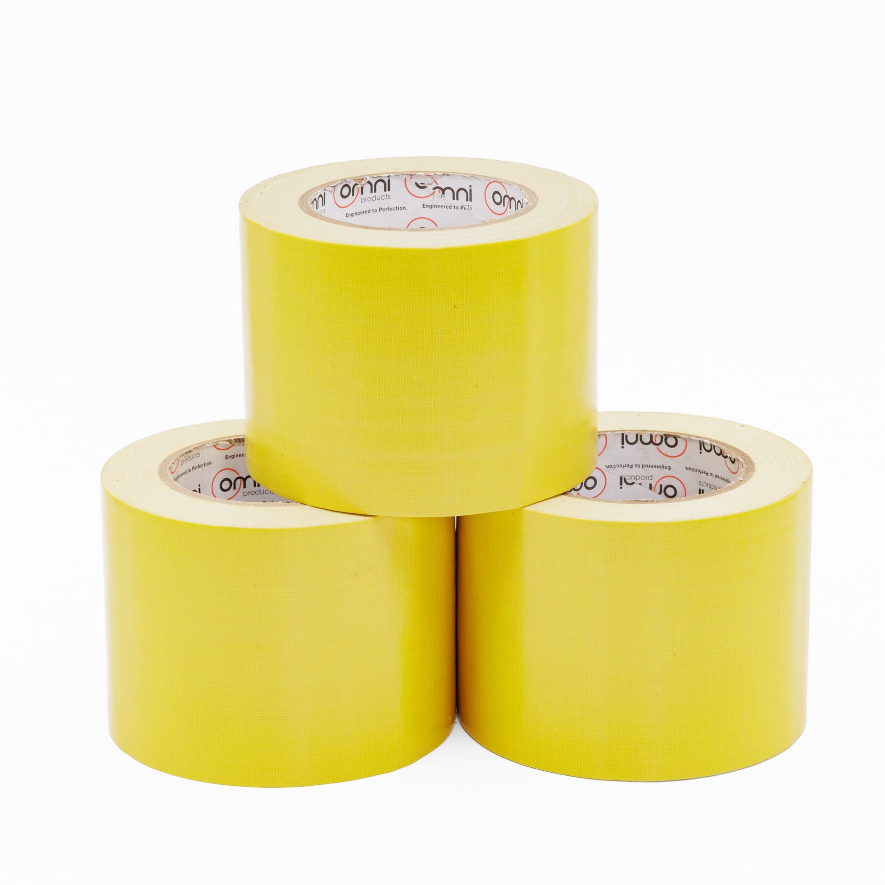 Yellow Cloth Tape Omni 140 96mm x 25m - Omni Packaging 
