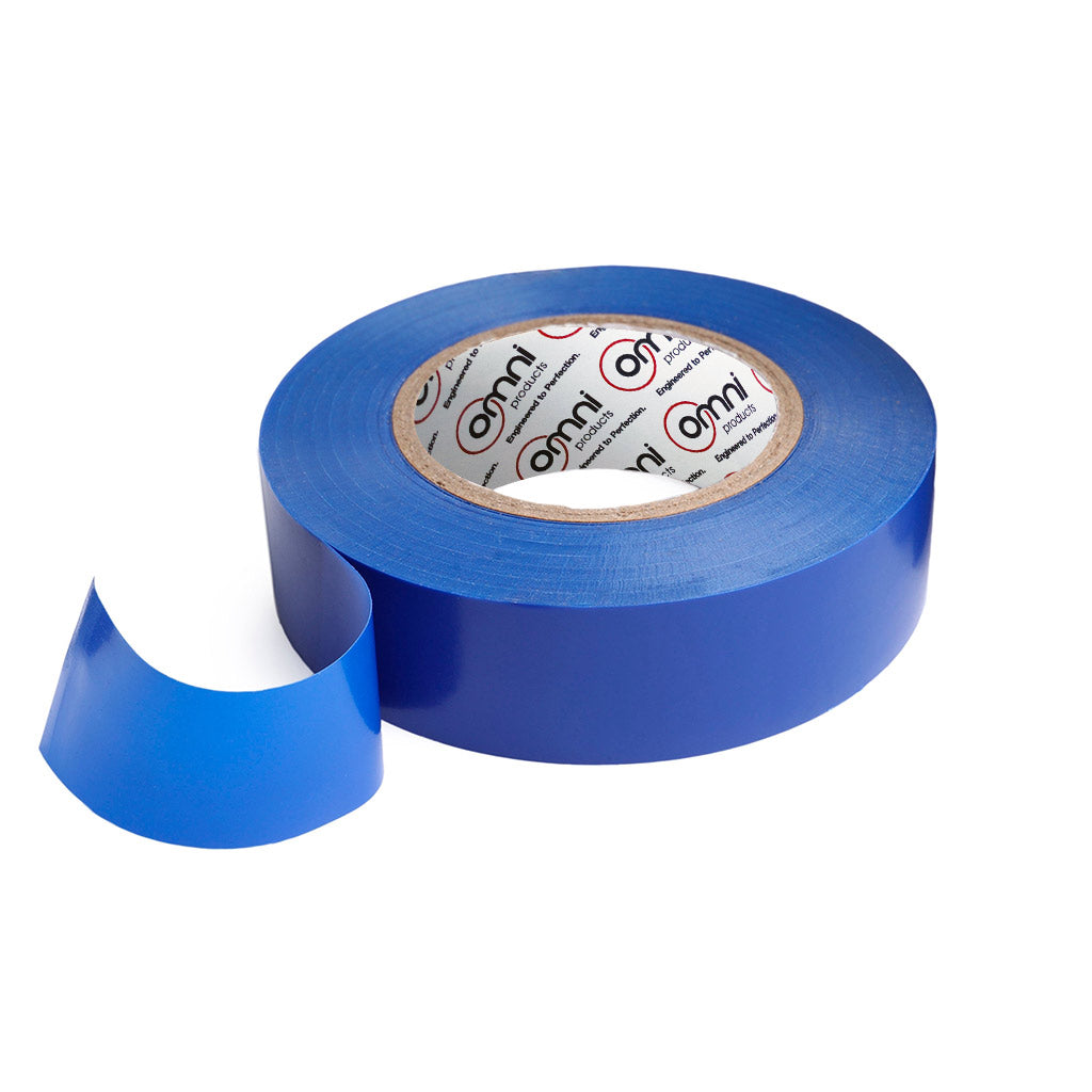 PVC Coloured Packaging Tape Blue Omni 12mm x 66m - Omni Packaging 