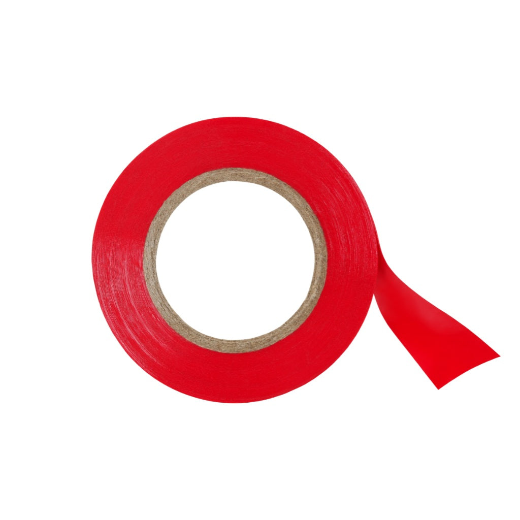 PVC Coloured Packaging Tape Red Omni 12mm x 66m - Omni Packaging 