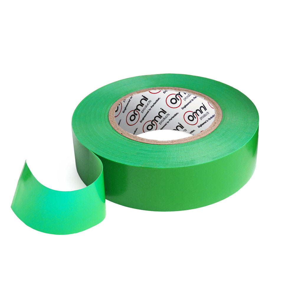 PVC Coloured Packaging Tape Green Omni 24mm x 66m - Omni Packaging 