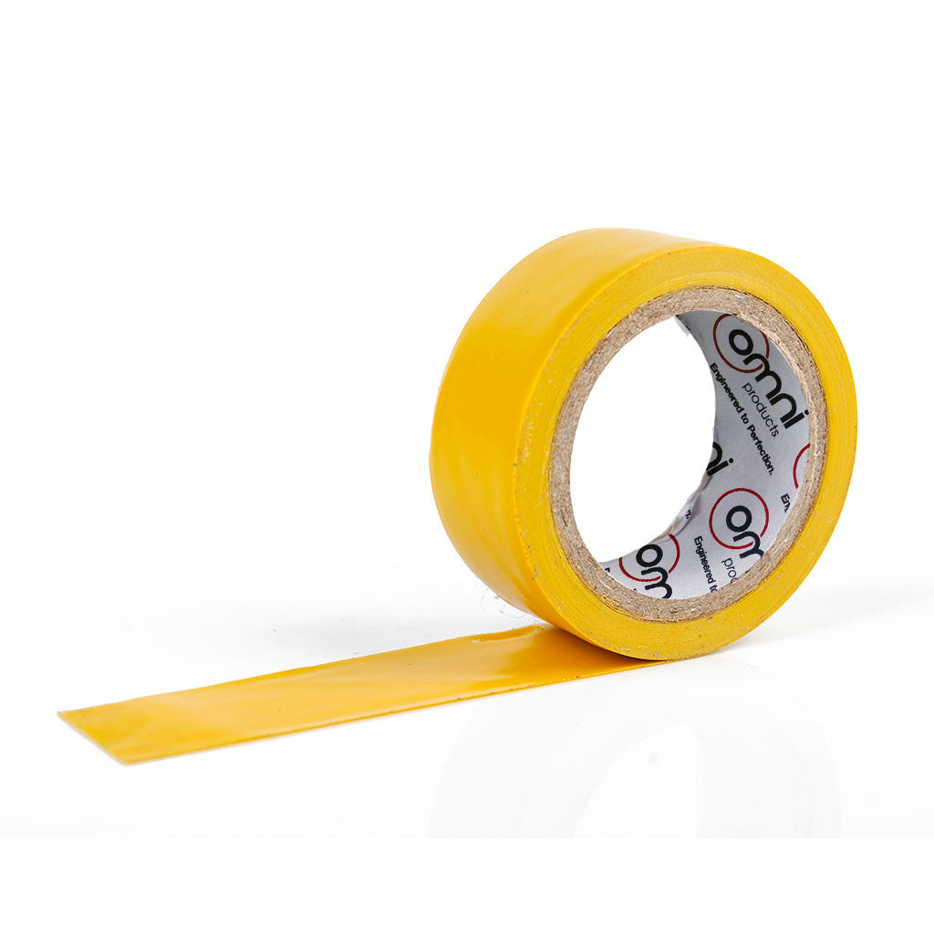 PVC Coloured Packaging Tape Yellow Omni 24mm x 66m - Omni Packaging 