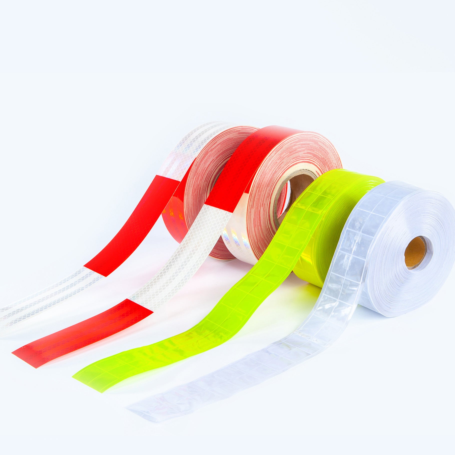 Reflective Tape Class 2 Lime Green 48mm x 45.7m - Omni Packaging 