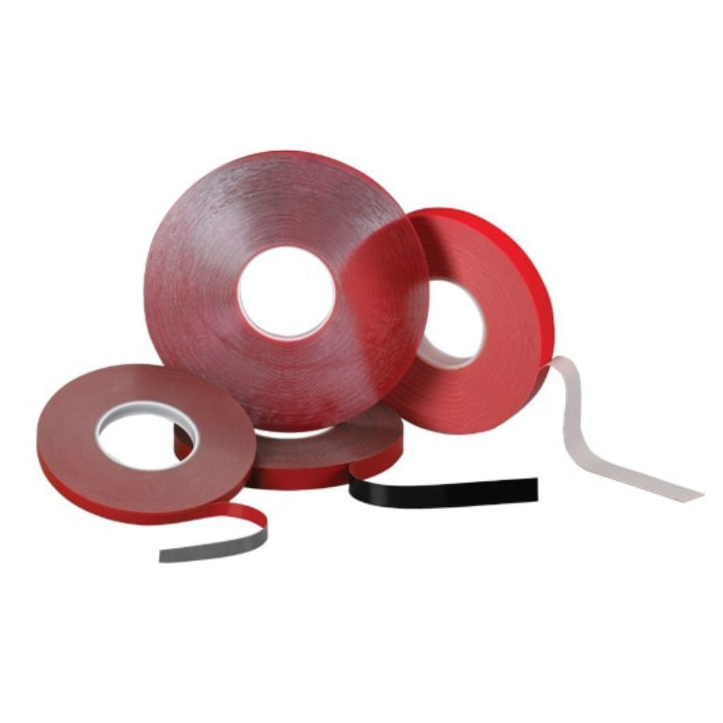 UHB Ultra High Bond Tape Double Sided Foam Omni 5345 White 1.2mm 18mm x 33m - Omni Packaging 