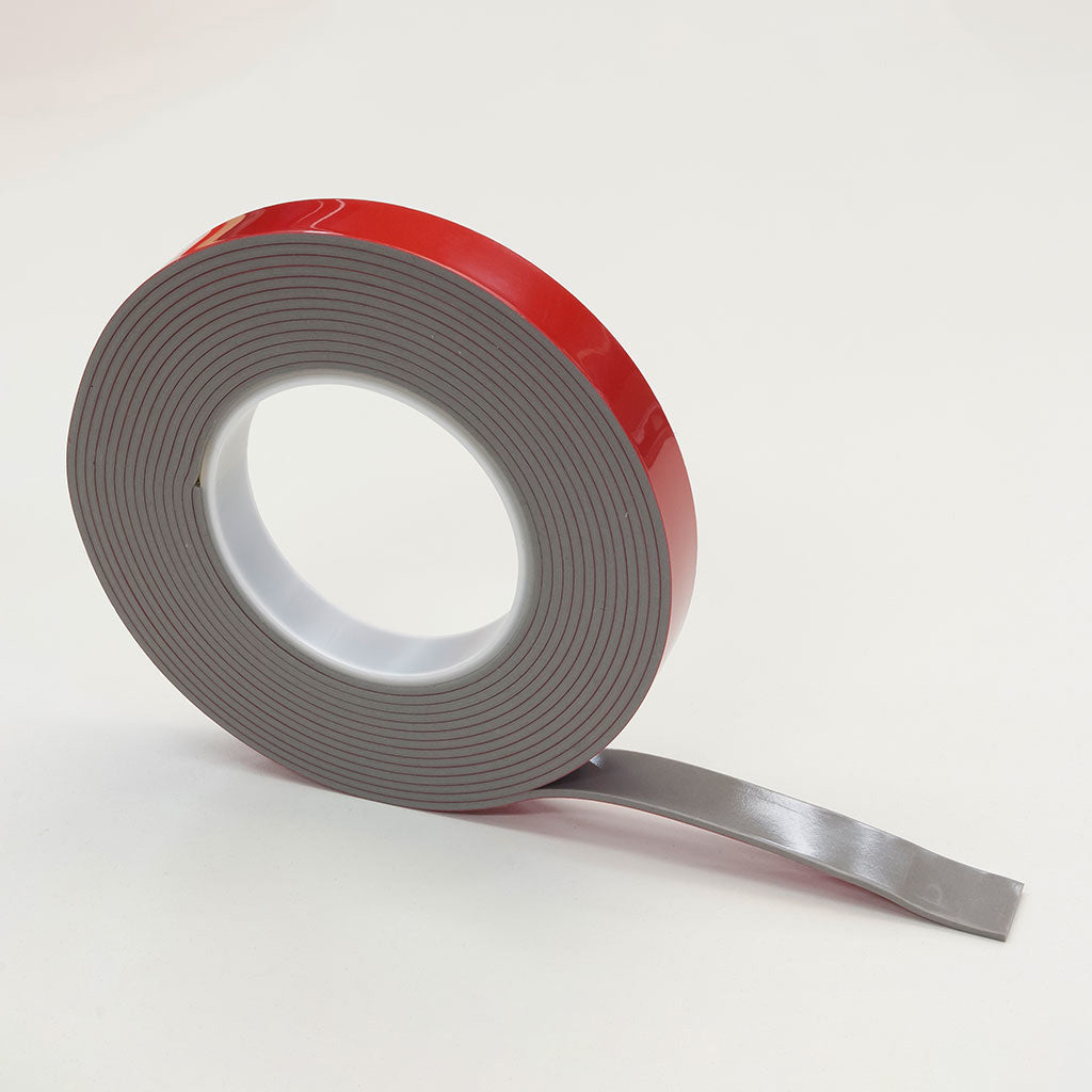 UHB Ultra High Bond Tape Double Sided Foam Omni 5391 Grey 2.3mm 12mm x 16.5m - Omni Packaging 