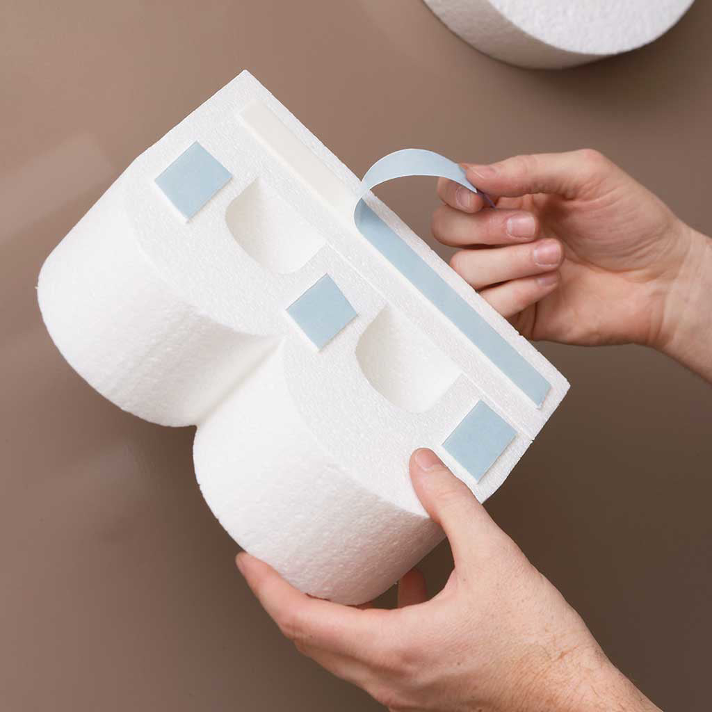 Double Sided Foam Tape Omni 4316 1.5mm 12mm x 25m - Omni Packaging 
