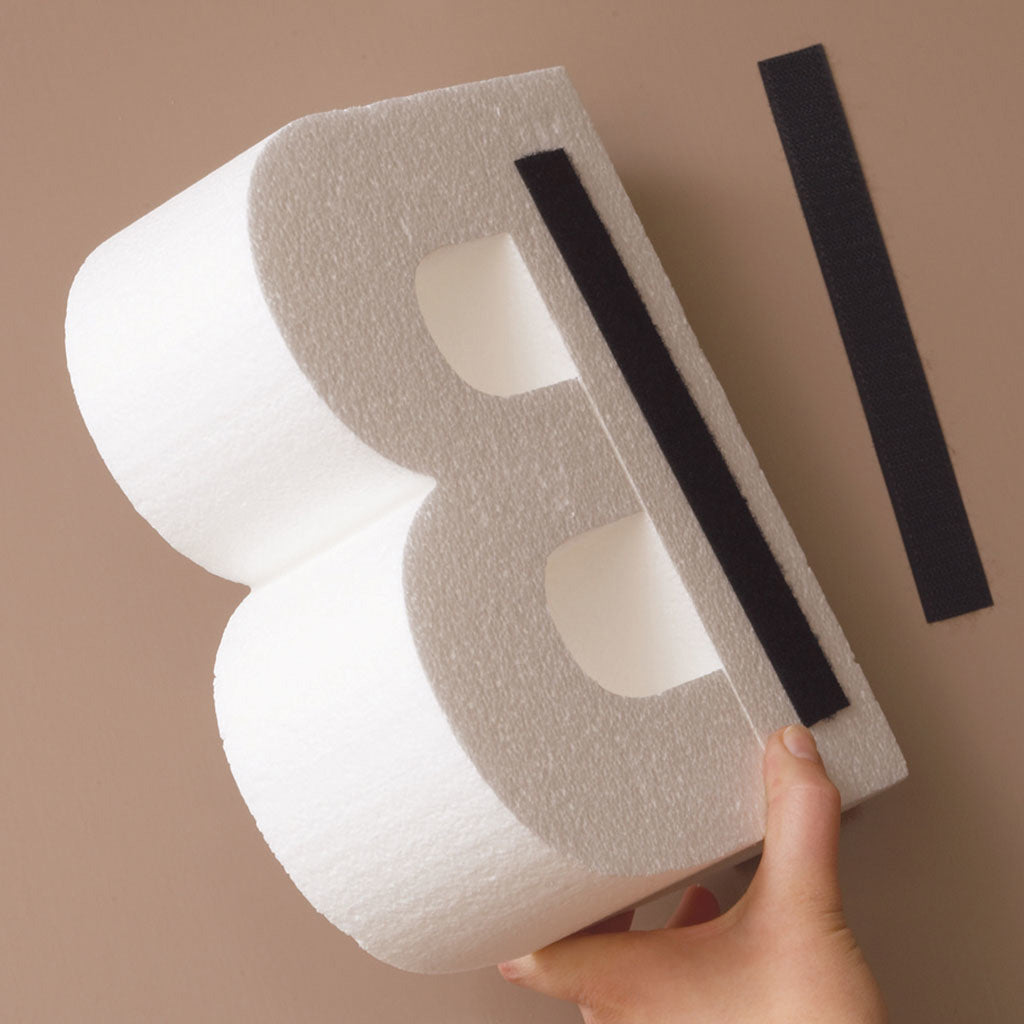 Hook Tape - Adhesive 50mm x 25m Black - Omni Packaging 