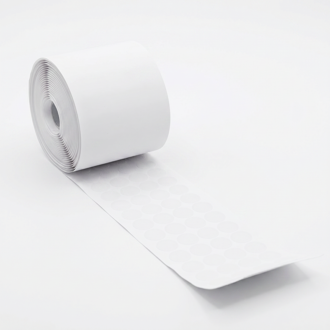 White Adhesive Hook Dots 22mm 1000 Roll