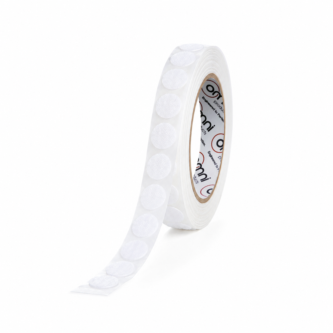Loop Dots - Adhesive 22mm 1000/Roll White - Omni Packaging 