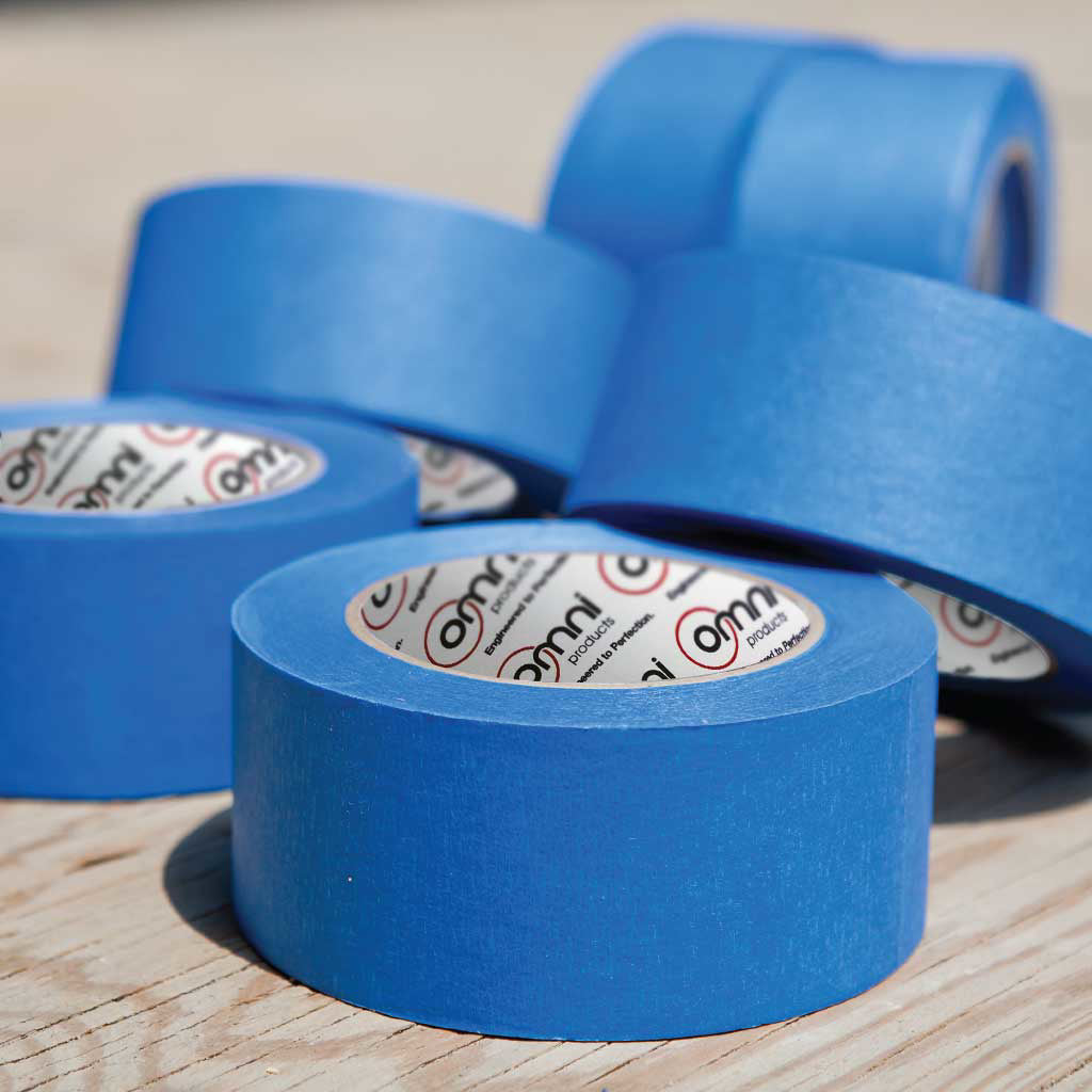 Masking Tape Omni 640 Blue 14 Day Painters Tape 24mm x 50m - Omni Packaging 