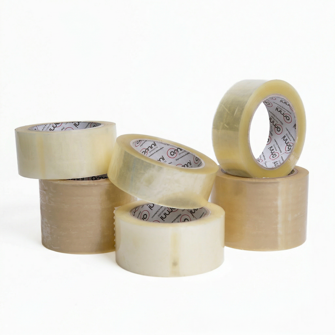 Packaging Tape Omni PLP30 Acrylic Adhesive 48mm x 75m Clear - Omni Packaging 