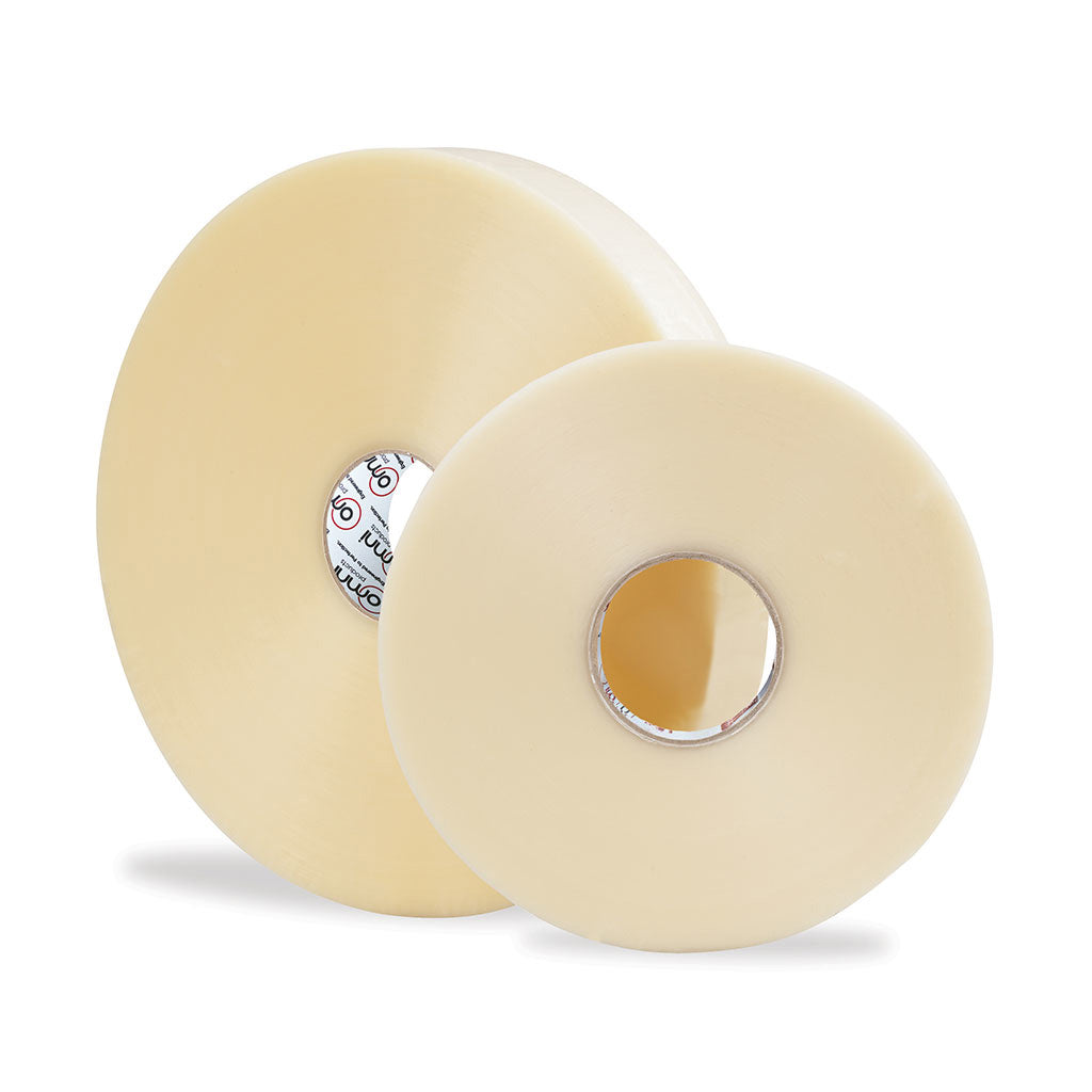 Machine Tape Omni PLP30 Acrylic Adhesive 48mm x 1000m Clear - Omni Packaging 