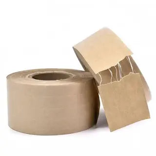Paper Tape Reinforced Brown Self Adhesive 48mm x 50m - Omni Packaging 
