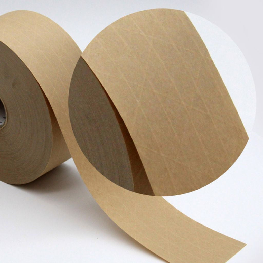 Water Activated Tape Reinforced Brown 48mm x 92m - Omni Packaging 