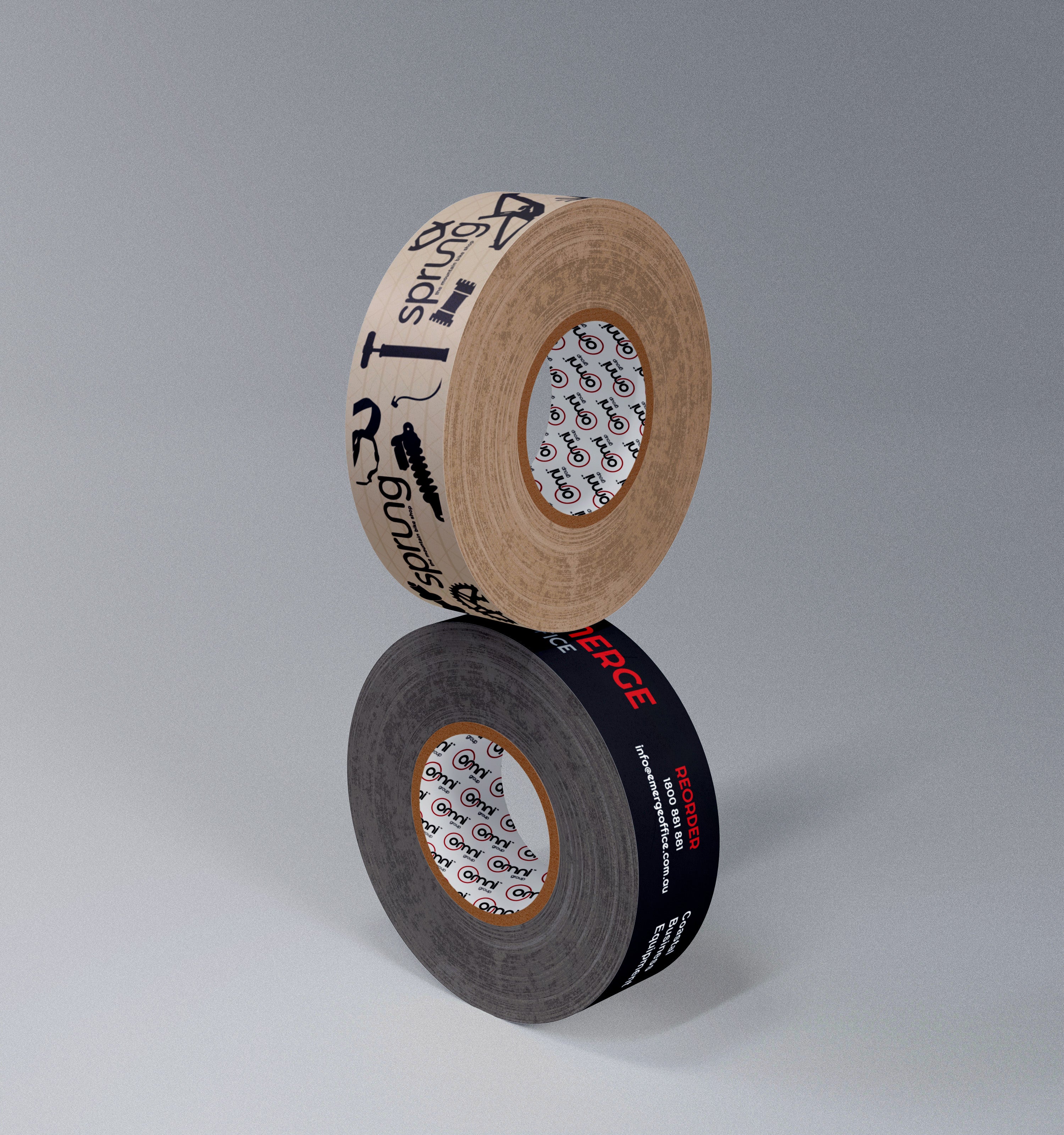 Custom Gummed Tape - Omni Packaging 