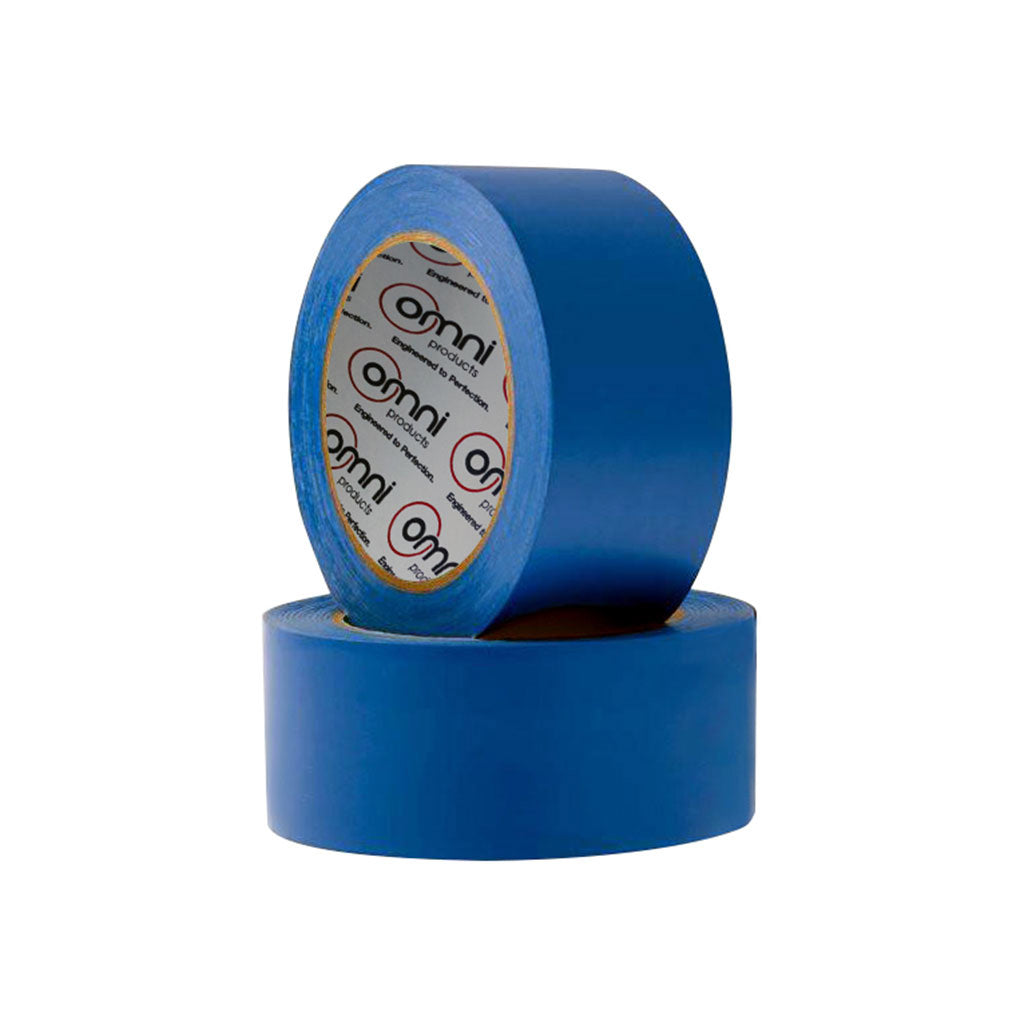 Blue Line Marking Tape Heavy Duty PVC 72mm x 33m - Omni Packaging 