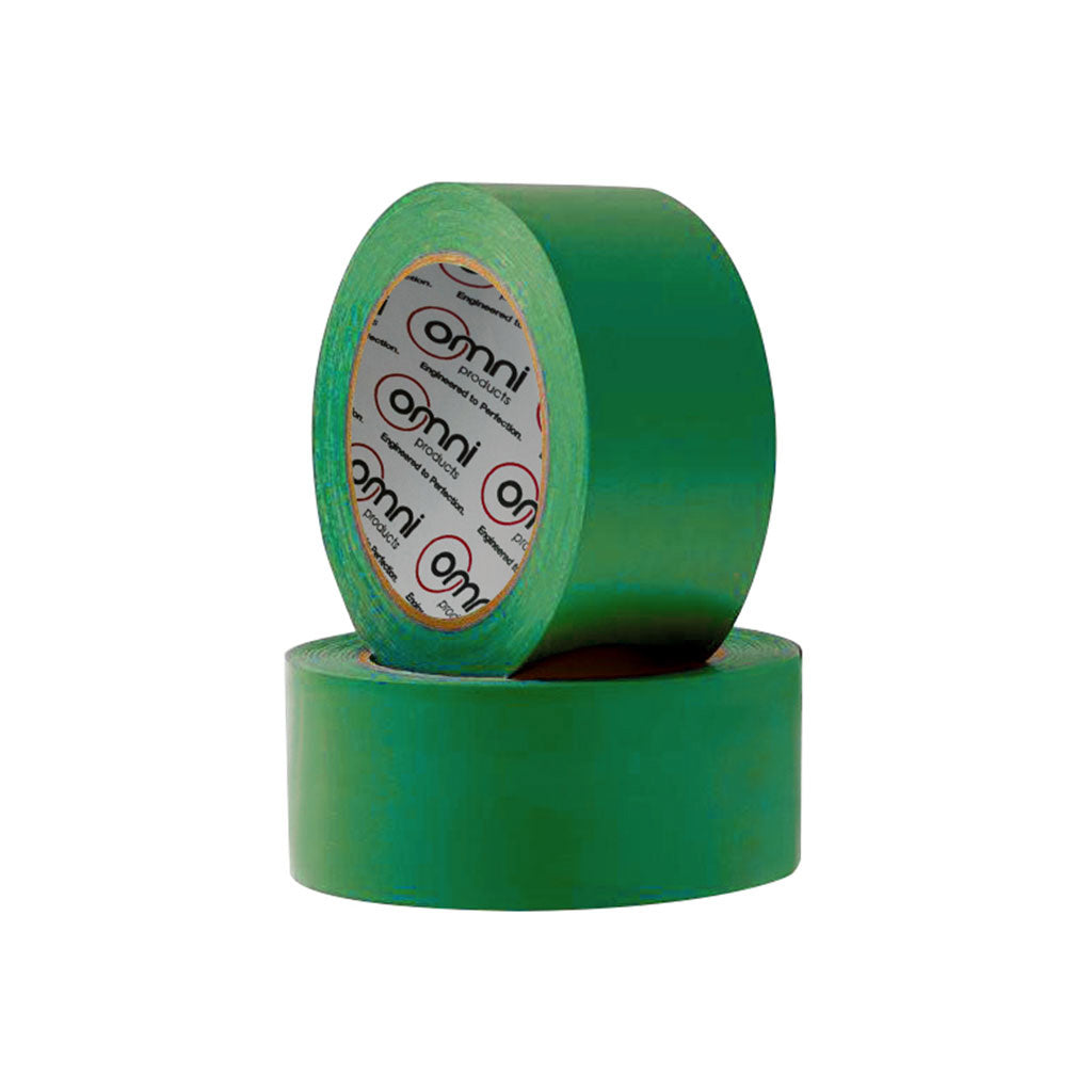 Green Line Marking Tape Heavy Duty PVC 72mm x 33m - Omni Packaging 