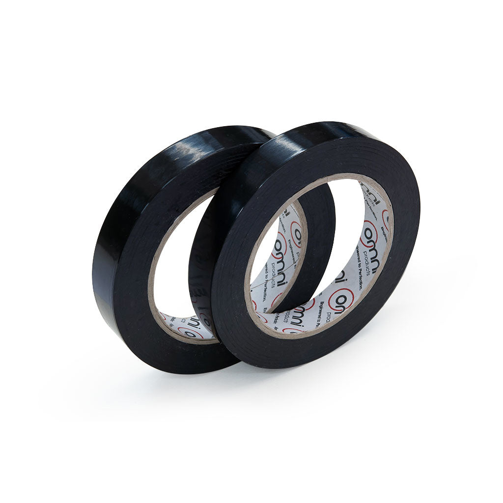 Strapping Tape Omni 55 18mm x 66m Black - Omni Packaging 