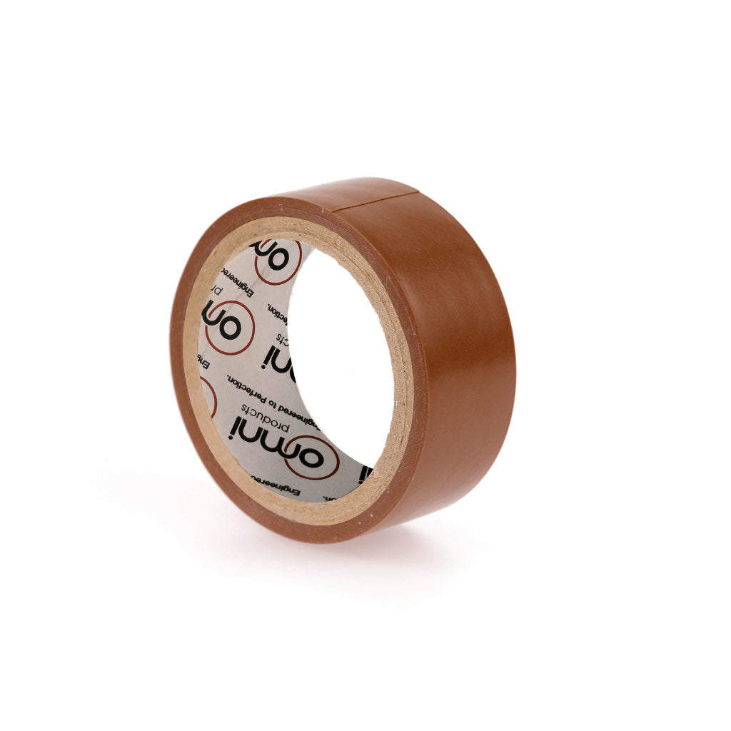 PVC Insulation Tape 0.15mm 19mm x 18m Brown - Omni Packaging 