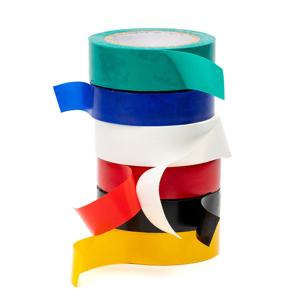 PVC Insulation Tape 0.15mm 19mm x 18m Yellow - Omni Packaging 