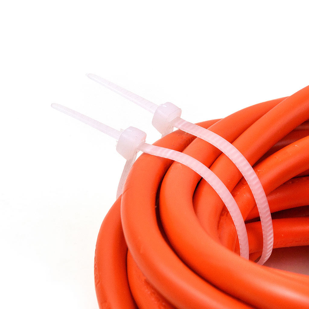 Cable Ties 102mm x 2.5mm White 1000/bundle - Omni Packaging 