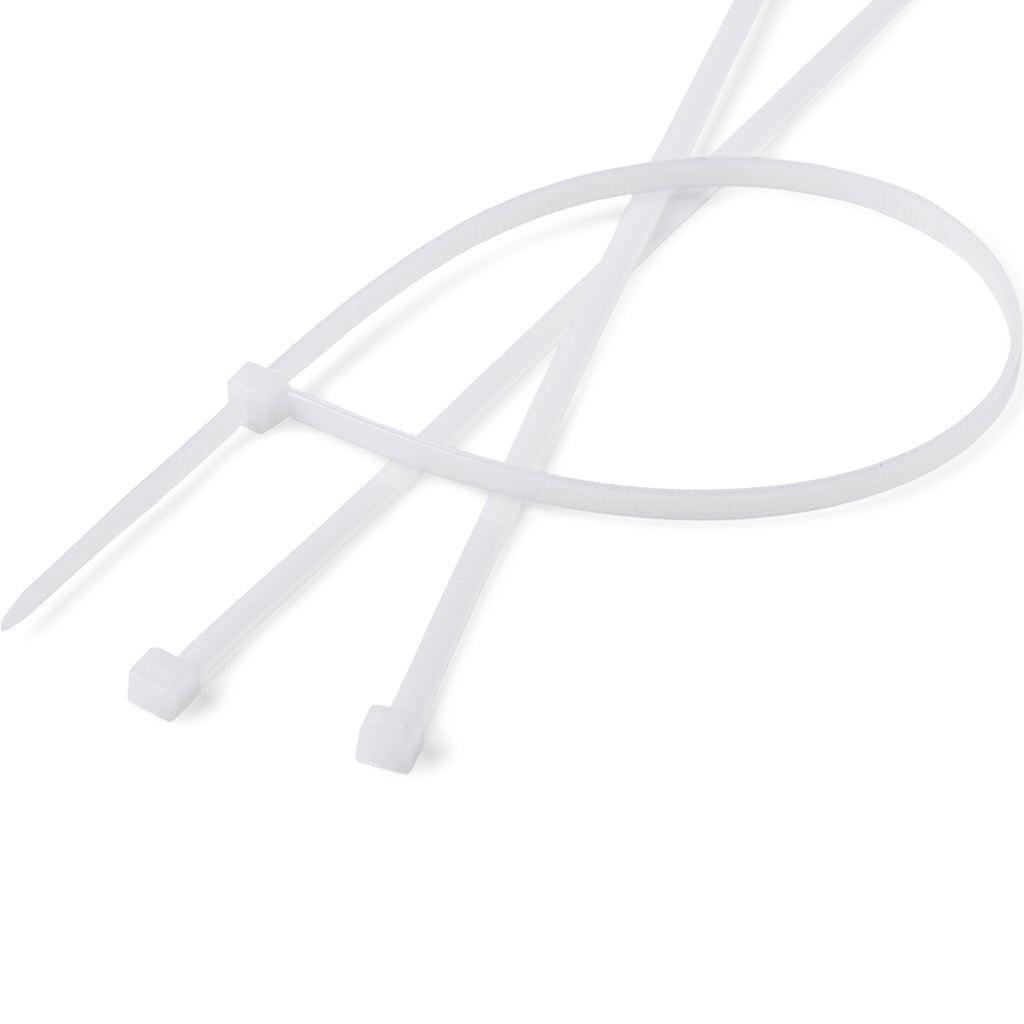 Cable Ties 200mm x 2.5mm White 1000/bundle - Omni Packaging 