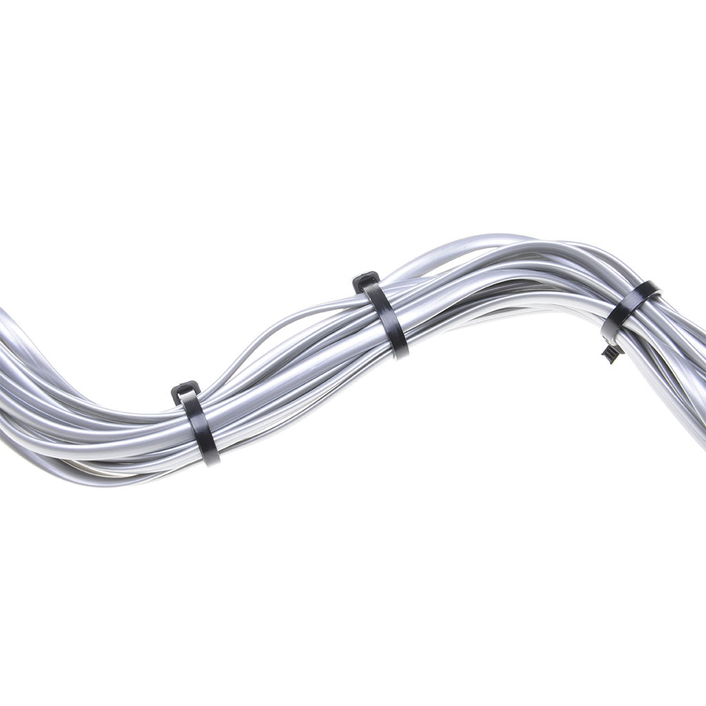 Cable Ties 300mm x 4.8mm Black 500/bundle - Omni Packaging 