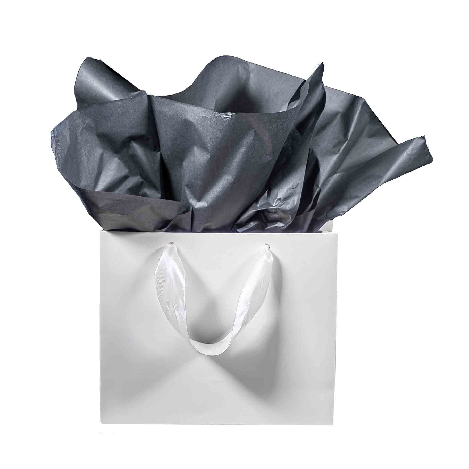 Tissue Paper 500mm x 750mm Black 14 480 sheets/ream - Omni Packaging 