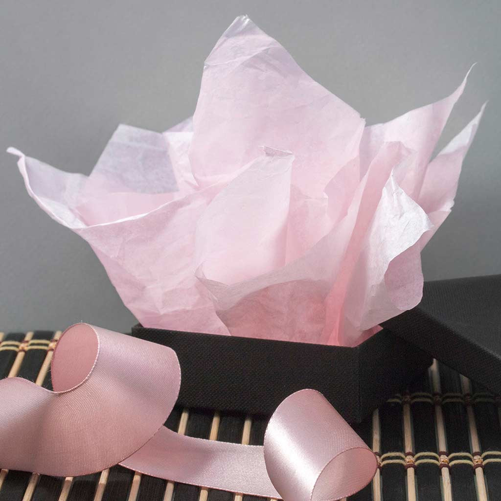 Tissue Paper 500mm x 760mm Light Pink 480 sheets/ream - Omni Packaging 