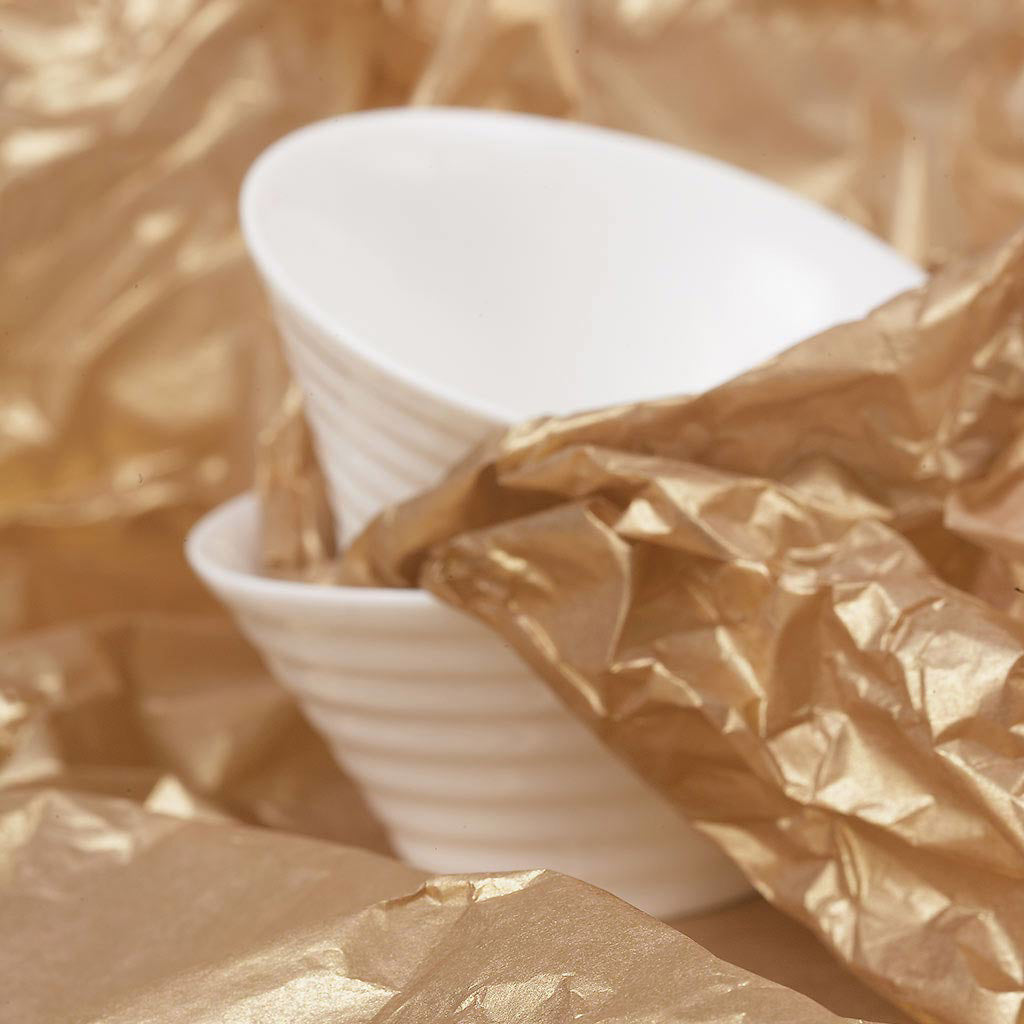 Tissue Paper 500mm x 750mm Metallic Gold 500 sheets/ream - Omni Packaging 