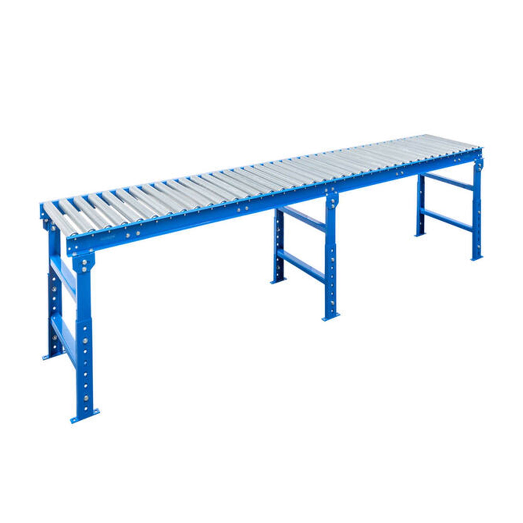 Gravity Steel Roller Conveyor 600mm W x 3.0m L - Omni Packaging 
