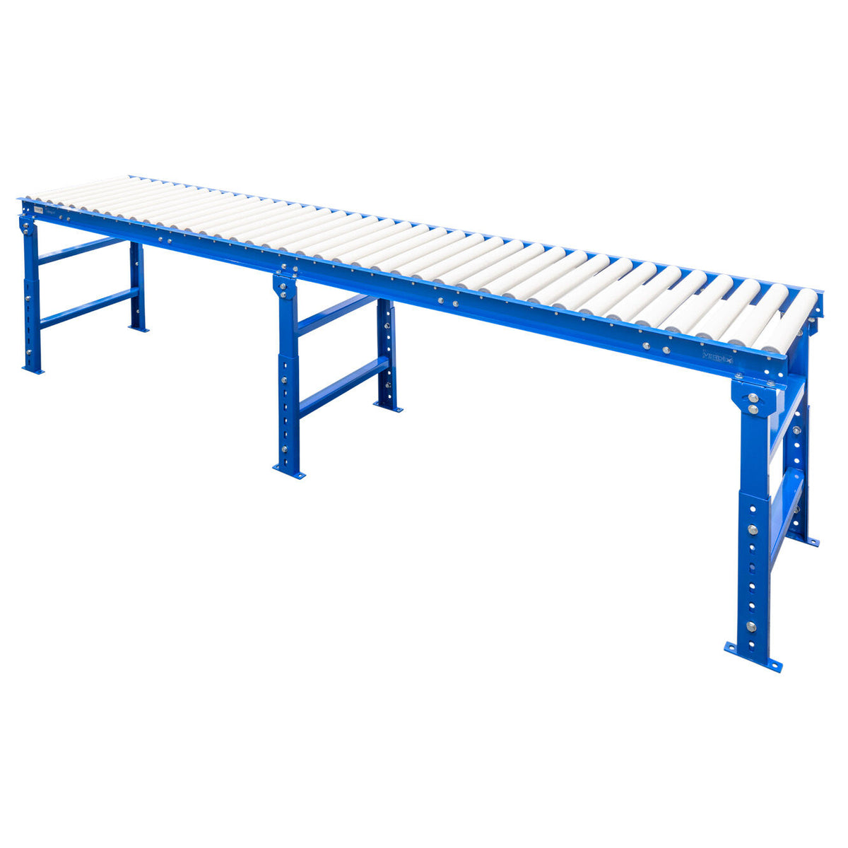 Gravity PVC Roller Conveyor 600mm W x 3.0m L (20 rollers, 150mm pitch)