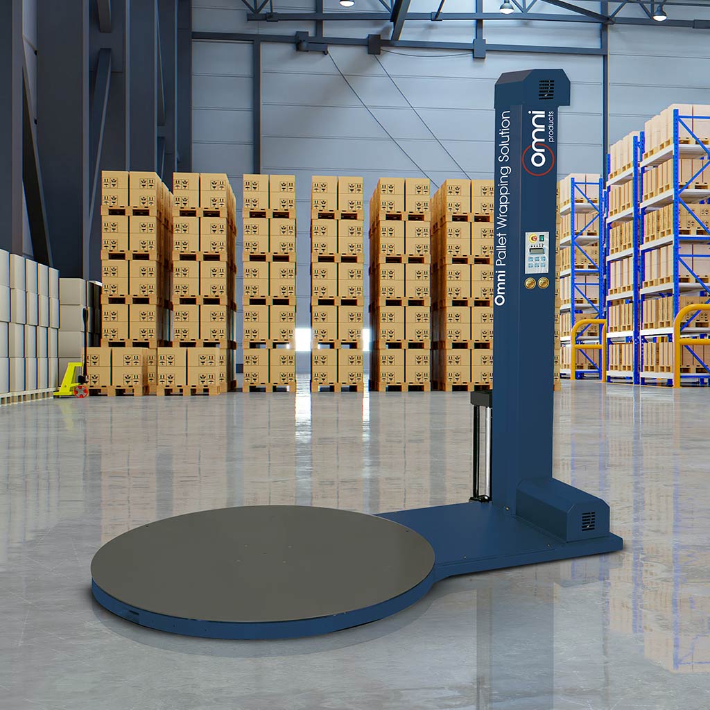 Pallet Wrapping Machine Omni Tiro 1500mm Turntable - Omni Packaging 