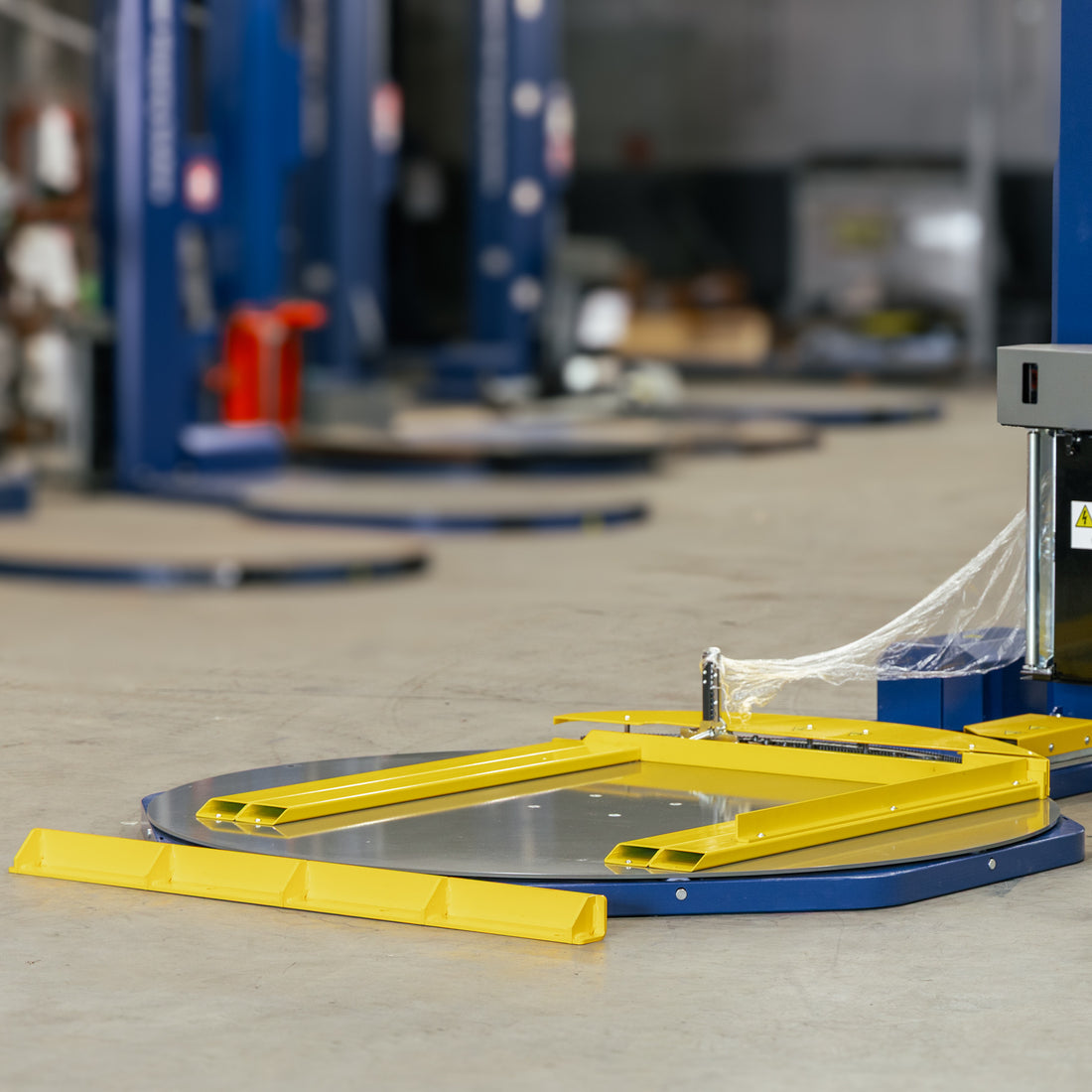 Pallet Wrapping Machine Omni Base Power Prestretch Supercut with 1800mm turntable - Omni Packaging 