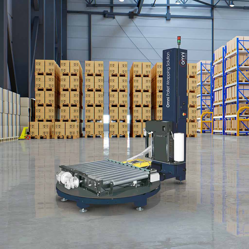 Automatic Inline Pallet Wrapping Machine – Extrema - Omni Packaging 