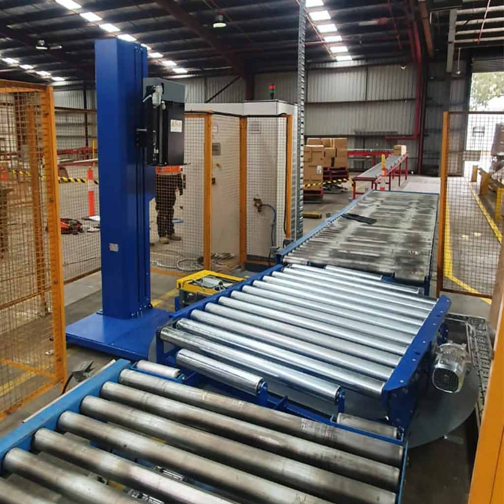 Automatic Inline Pallet Wrapping Machine – Extrema - Omni Packaging 