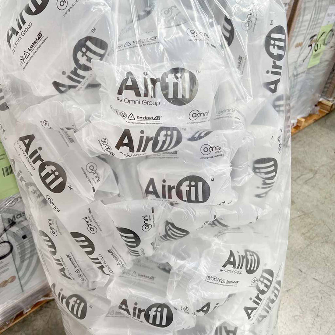 Handypak Pre-Inflated Air Pillows 200mm x 120mm 400 litre - AirFil Handypak - Omni Packaging 