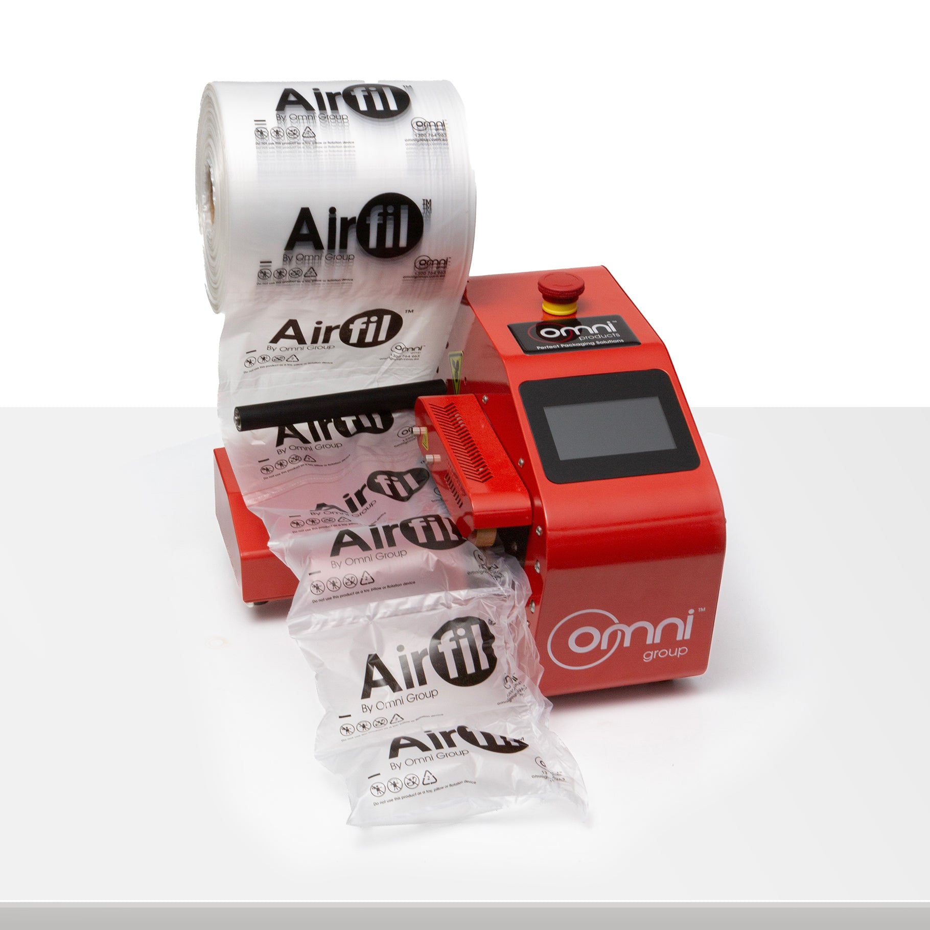 AirFil Hybrid Air Pillow & Bubble Inflator Machine - Omni Packaging 