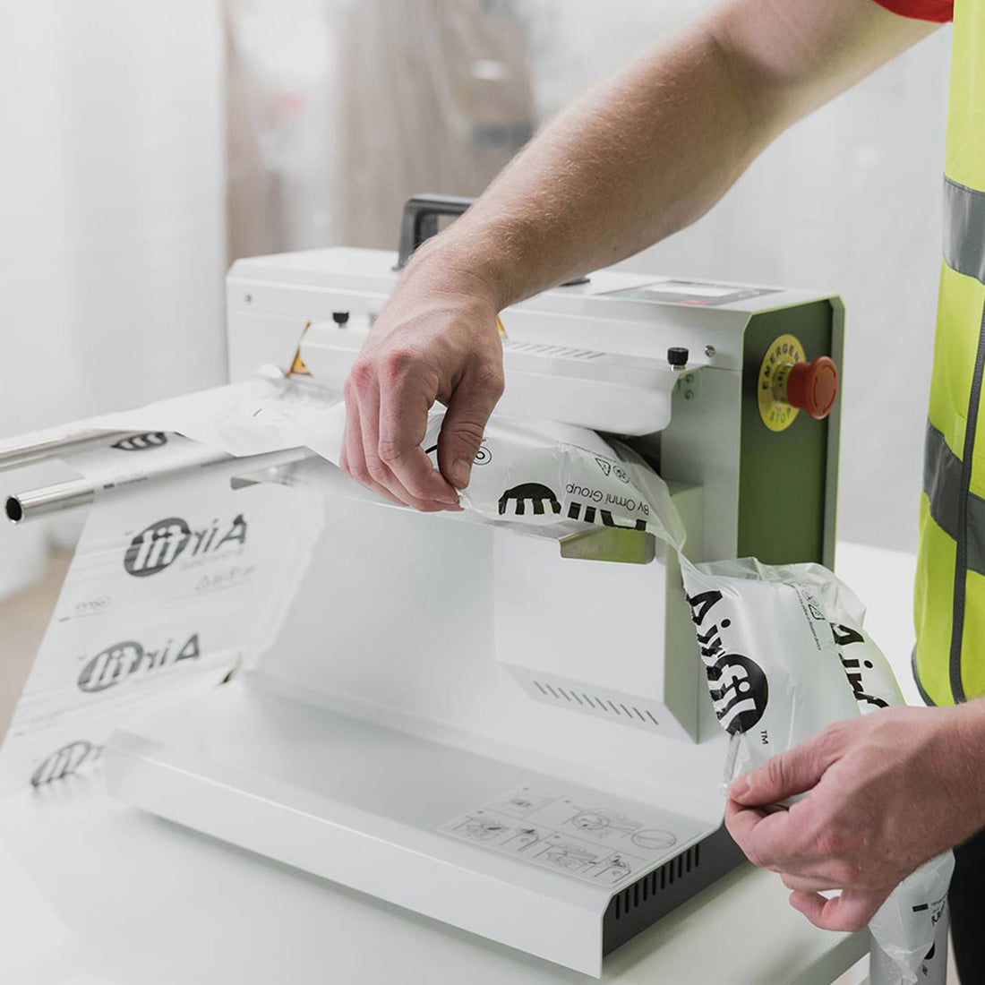 AirFil Hi-Speed Air Pillow & Bubble Inflator - Omni Packaging 