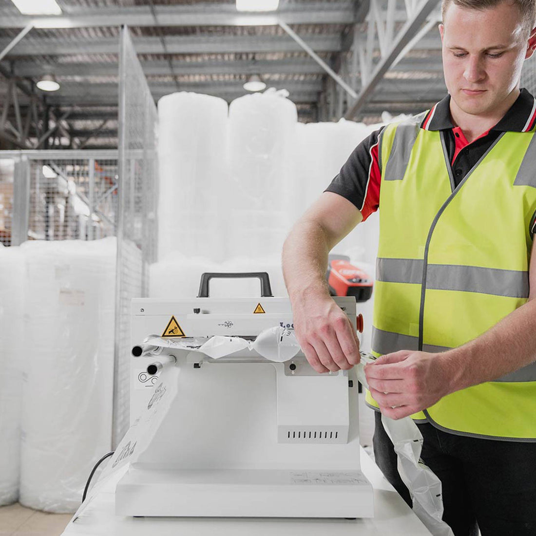 AirFil Hi-Speed Air Pillow & Bubble Inflator - Omni Packaging 